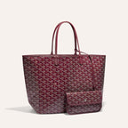 Goyard Tote Bag Burgundy